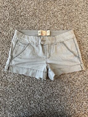 BKE Light Olive Green Women's Jean Shorts